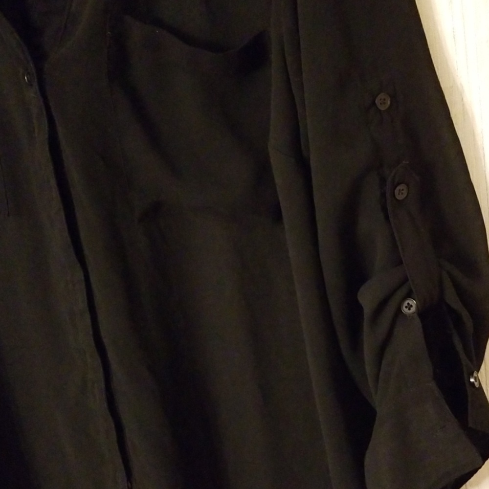 Long sleeved nicole Miller xl top - Picture 2 of 7